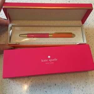 New in box Kate Spade pen and case